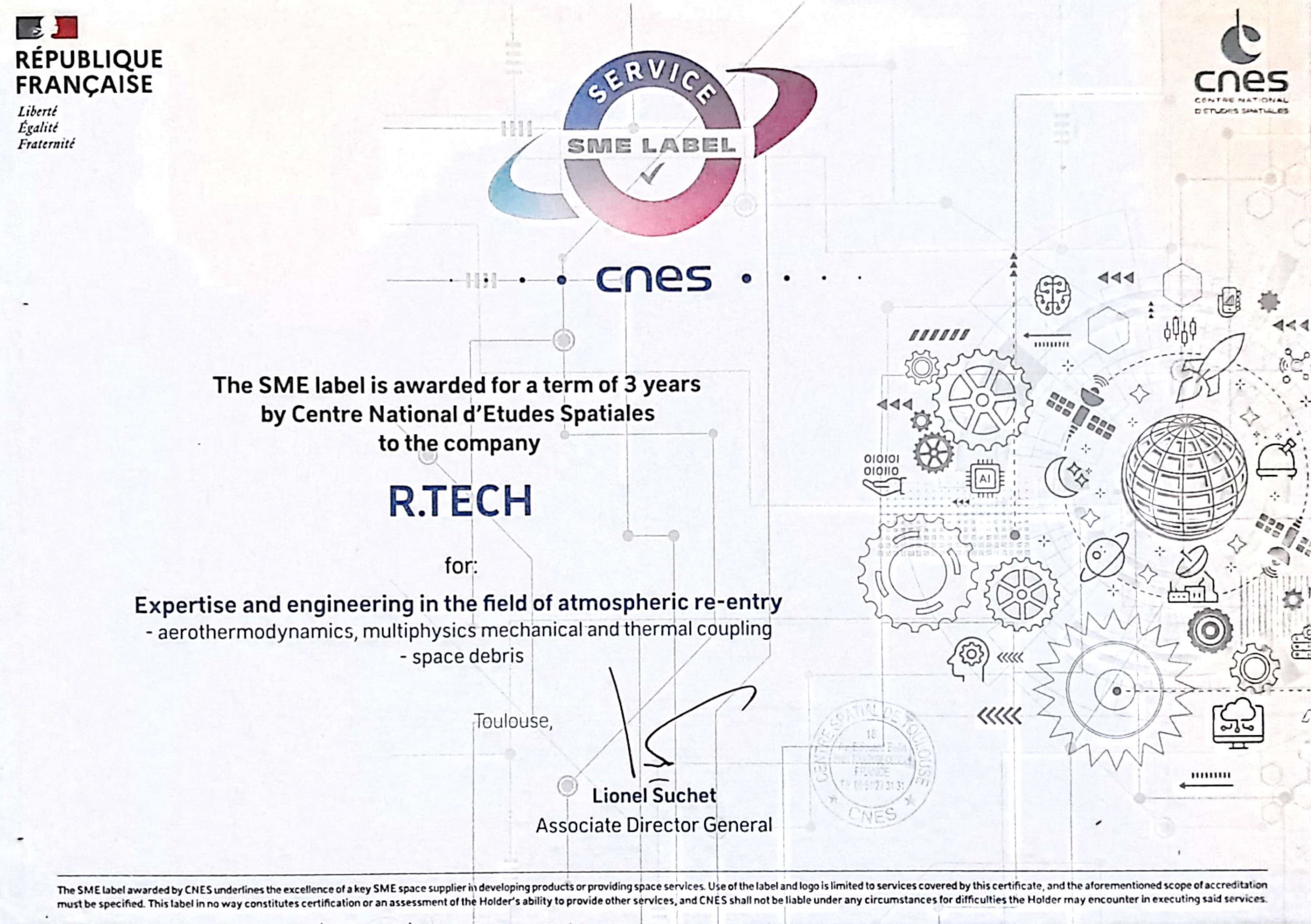 CNES SME Label