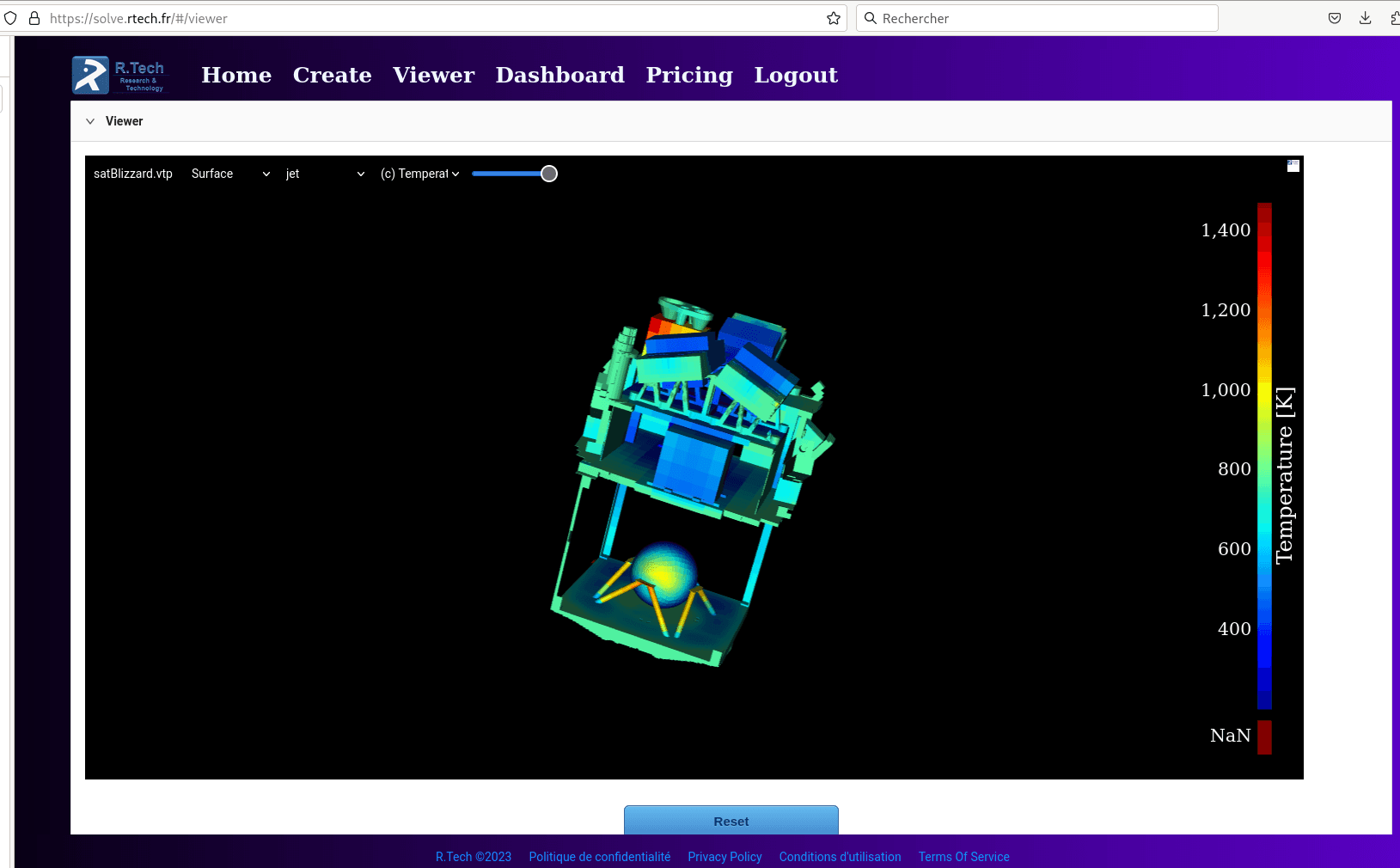 BLIZZARD Web Interface
